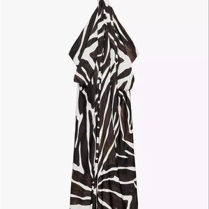 Zara ANIMAL PRINT HALTER DRESS ZW COLLECTION